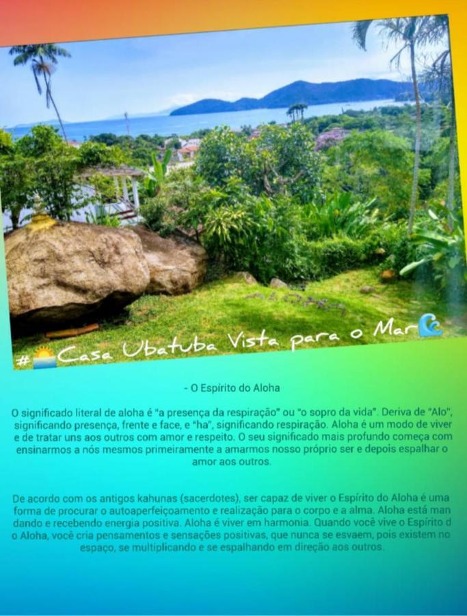 Casa Ubatuba Vista Para O Mar ภายนอก รูปภาพ